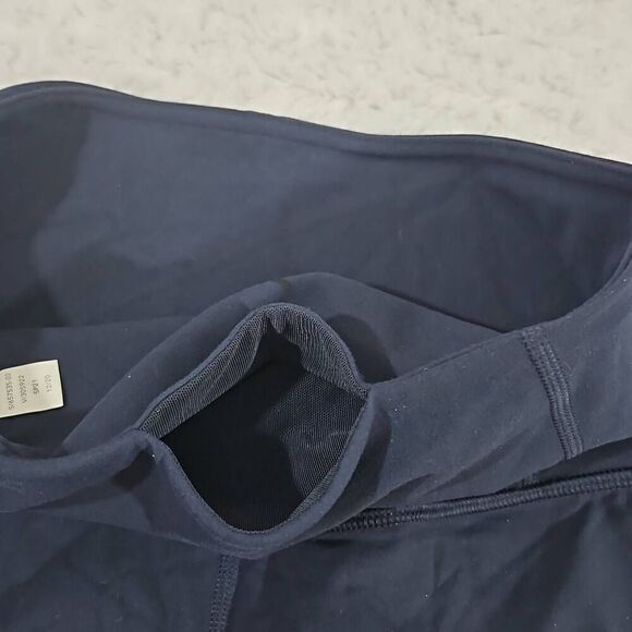 Athleta Womens Small Elation Capri Blue Gym Workout Yoga Activewear Running HIIT - Picture 8 of 8